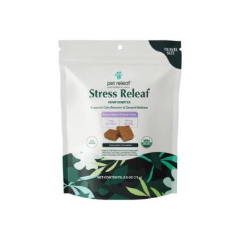 Pet Releaf CBD EDIBITES STRESS RELEAF Peanut Butter CAROB TRIAL Dog 2.5 oz.