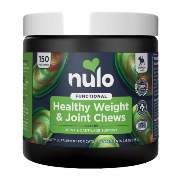 Nulo Functional HEALTHY WEIGHT & JOINT CHEWS Cat 2.6 oz. (150 ct)