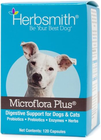 Herbsmith MICROFLORA CAPSULES Dog & Cat 120 Count