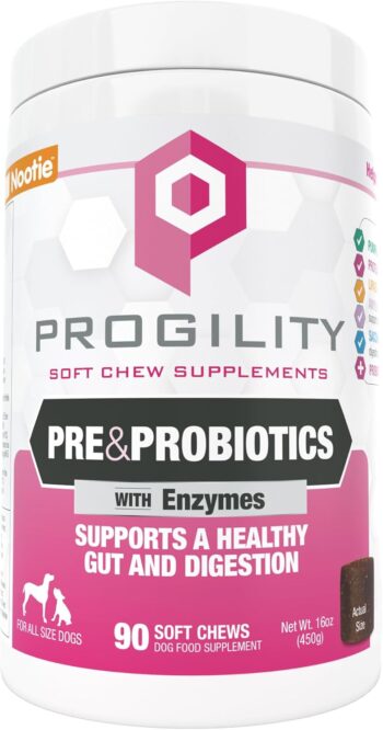 Nootie Progility Pre & Probiotics Soft Chews Dog 90 count