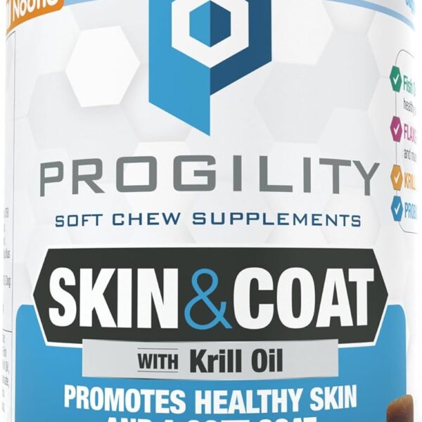 Nootie Progility SKIN & COAT Large Chew Dog 90 count