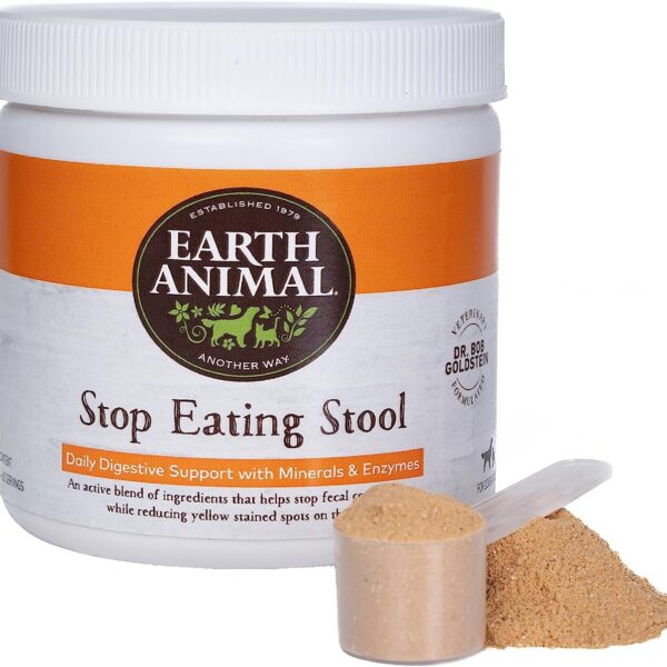 Earth Animal STOP EATING STOOL Powder Dog & Cat 8 oz.