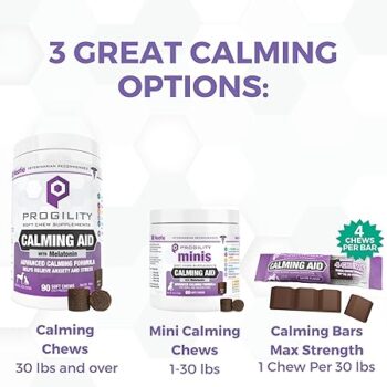 Nootie Progility Max CALMING Soft Chews PEGGABLE DISPENSER Dog 12 ct.