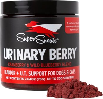 DYD Super Snouts URINARY BERRY Bladder Support Dog & Cat 2.64 oz.