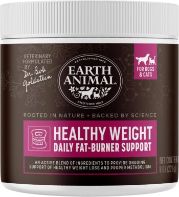 Earth Animal HEALTHY WEIGHT Powder Dog & Cat 8 oz.