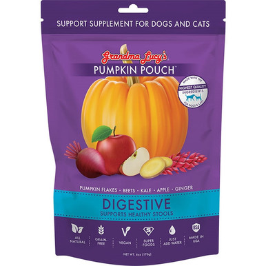 Grandma Lucy's Pumpkin Pouch DIGESTIVE Dog & Cat 6 oz.