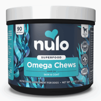 Nulo OMEGA CHEWS Skin & Coat Dog 9.5 oz. (90 ct)