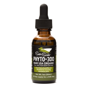 DYD Super Snouts PHYTO-300 CBD Hemp Oil BROAD SPECTRUM 300 mg. Dog & Cat 1 oz.