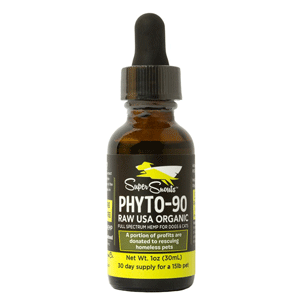 DYD Super Snouts PHYTO-90 CBD Hemp Oil BROAD SPECTRUM 90 mg. Dog & Cat 1 oz.