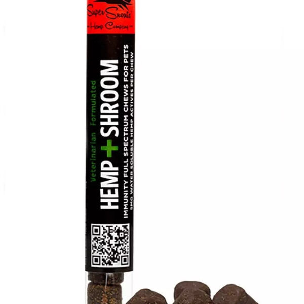 DYD Super Snouts CBD HEMP+SHROOMS Immune 5 mg. Chews Dog & Cat 6 ct.