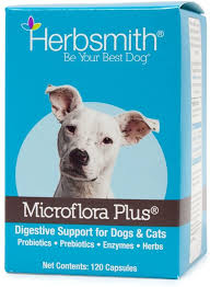 Herbsmith MICROFLORA CAPSULES Dog & Cat 60 Count